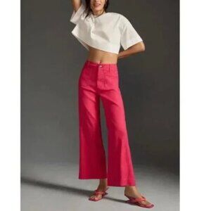 Maeve the Colette Cropped Wide-Length Pants, Anthropologie